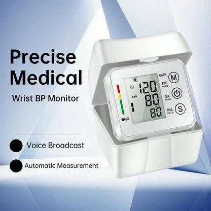 Electronic Wrist Blood Pressure LCD Monitor