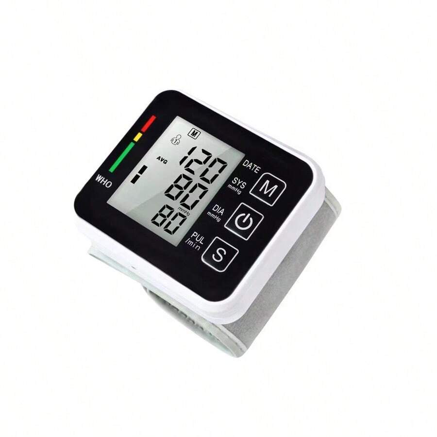 Electronic Wrist Blood Pressure LCD Monitor