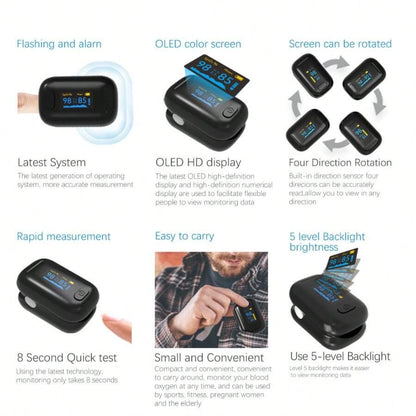 Household Finger Pulse Oximeter