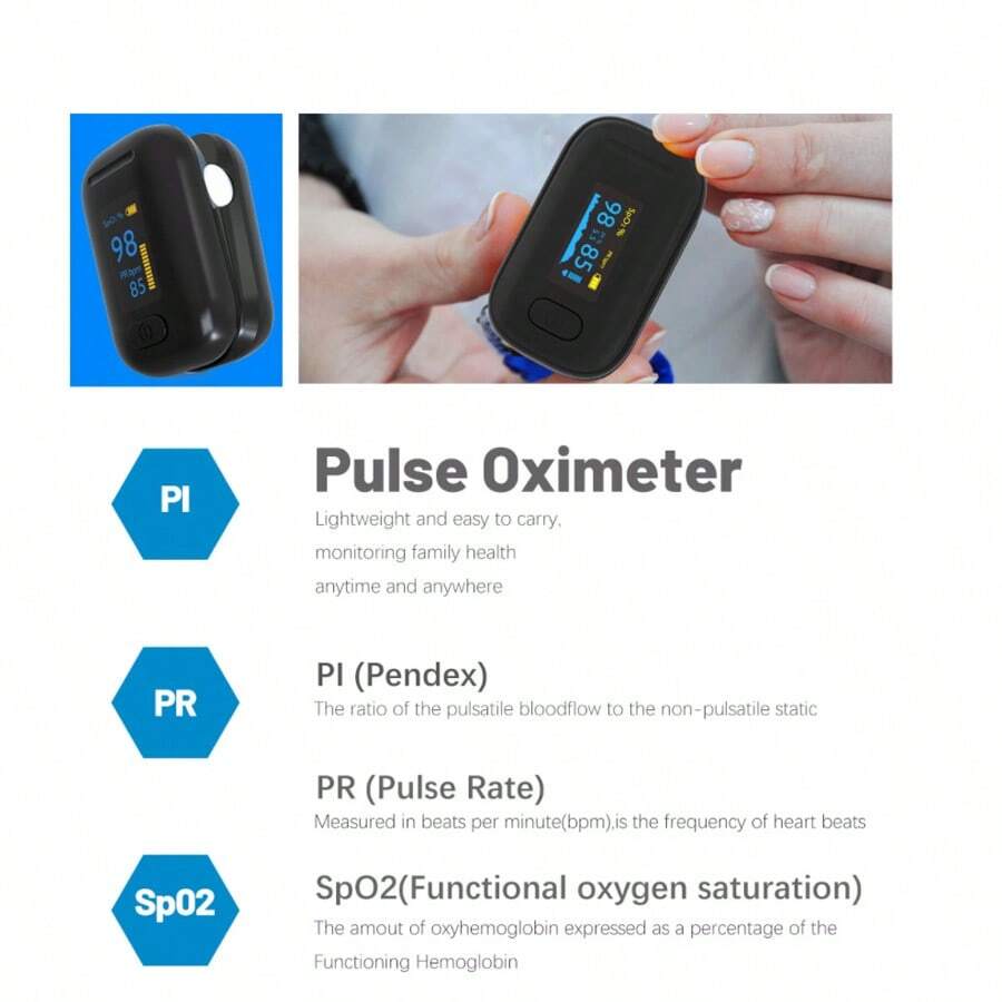 Household Finger Pulse Oximeter