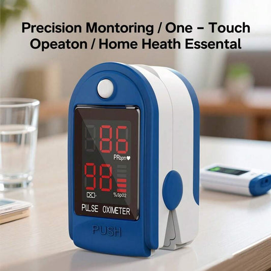 Fingertip Pulse Oximeter – Portable SpO2 & O2 Monitor for Home or Sport