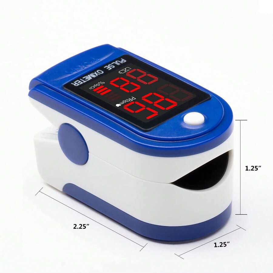 Fingertip Pulse Oximeter – Portable SpO2 & O2 Monitor for Home or Sport