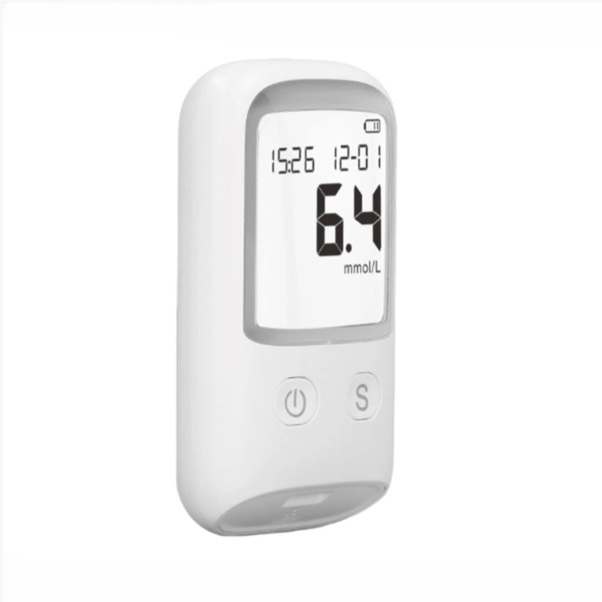 Glucose Monitor Kit – LCD Display, 25 Test Strips & 25 Lancets Included